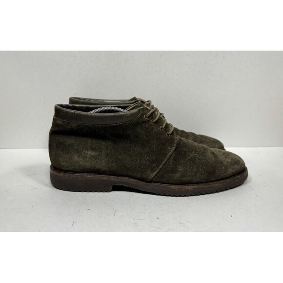 Vintage Salvatore Ferragamo Chukka Boots Mens Size 13 D Brown Suede - Picture 1 of 8
